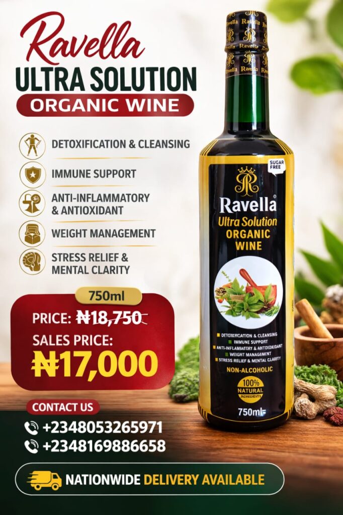 Ravella ultra solution organic wine