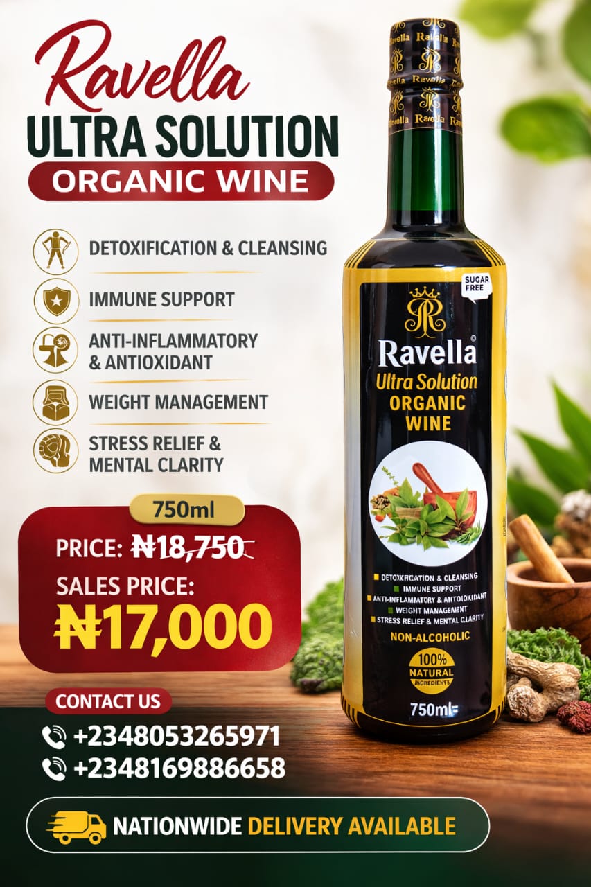 Ravella ultra solution organic wine