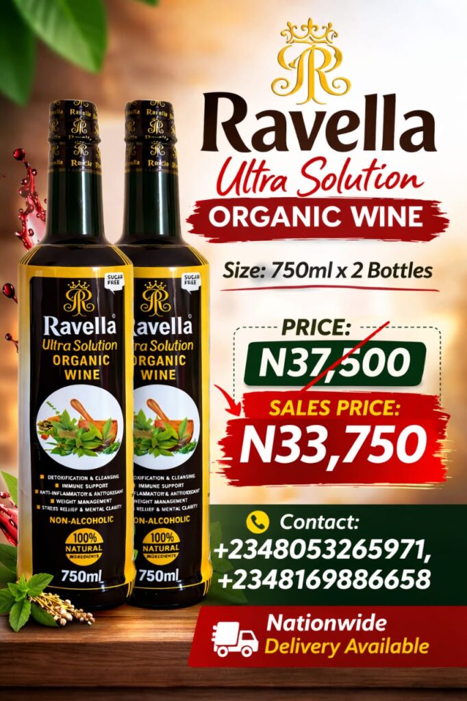 Ravella ultra solution organic wine