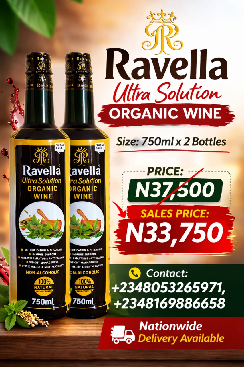Ravella ultra solution organic wine